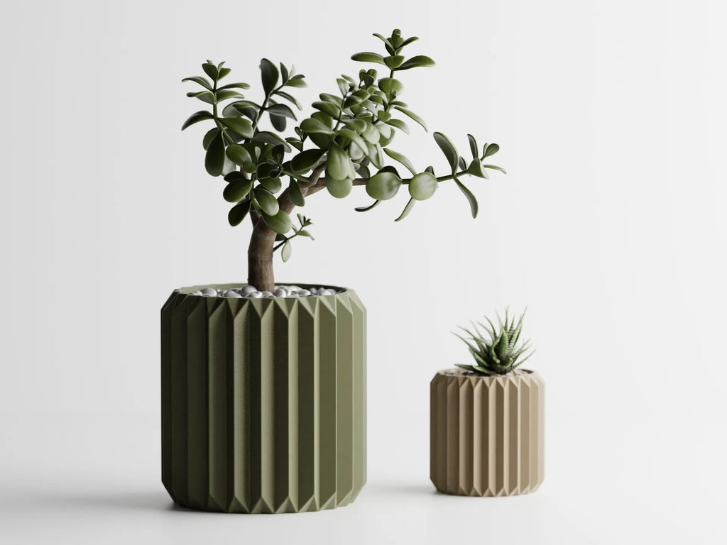 Pleat Planter - 3D Printed Planter - LayerUp