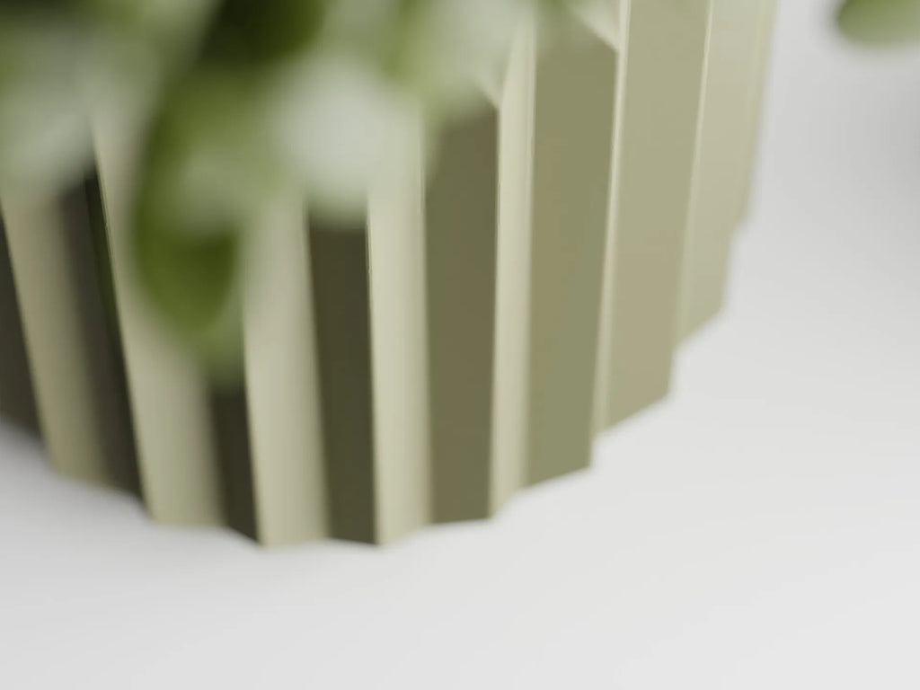 Pleat Planter - 3D Printed Planter - LayerUp