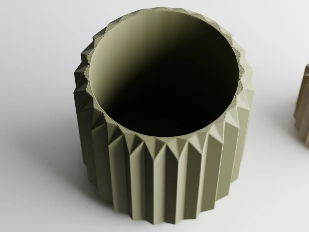 Pleat Planter - 3D Printed Planter - LayerUp