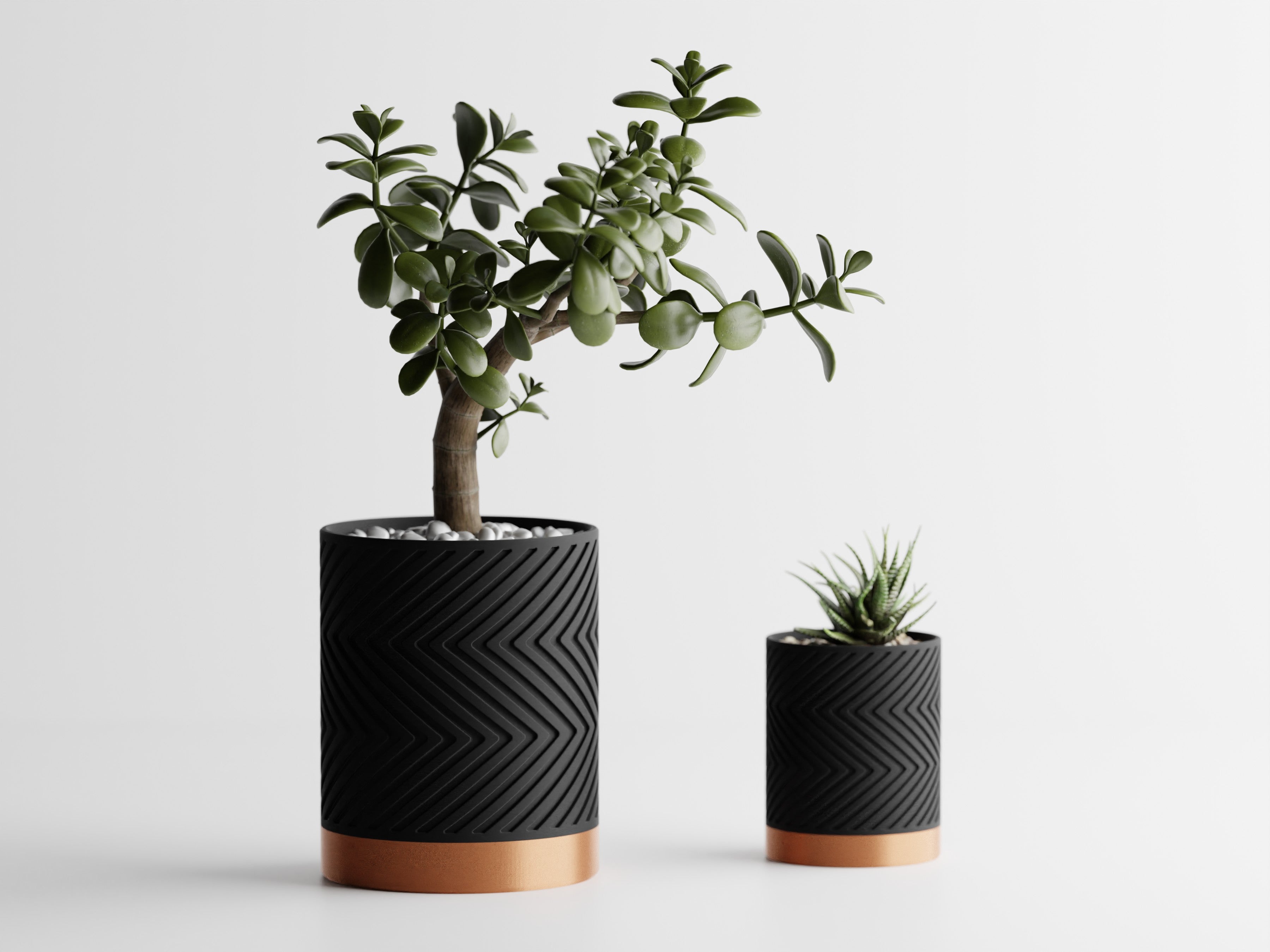 Zigzag Planter -  3D Printed Planter