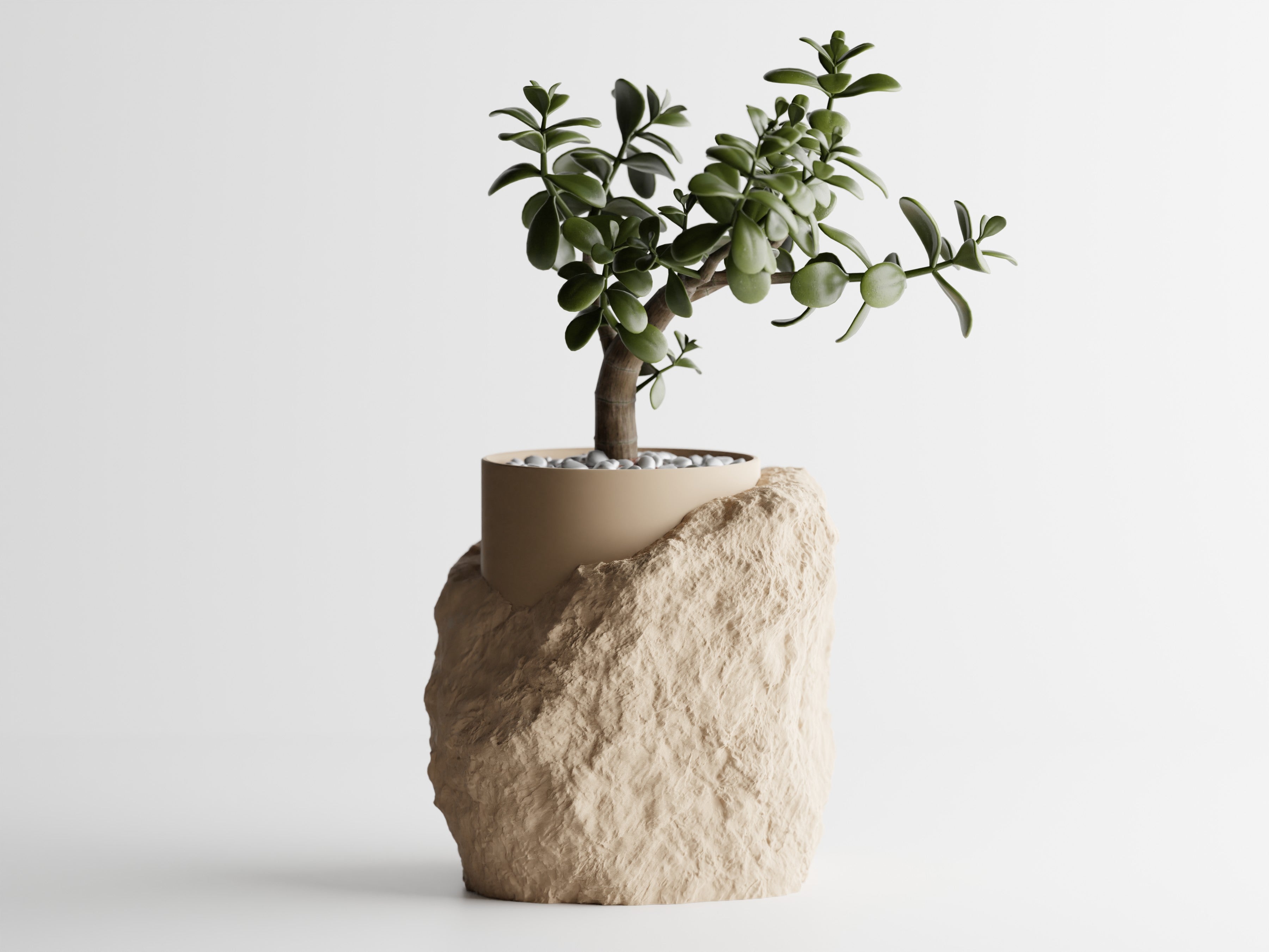 Stonehug Planter -  3D Printed Planter