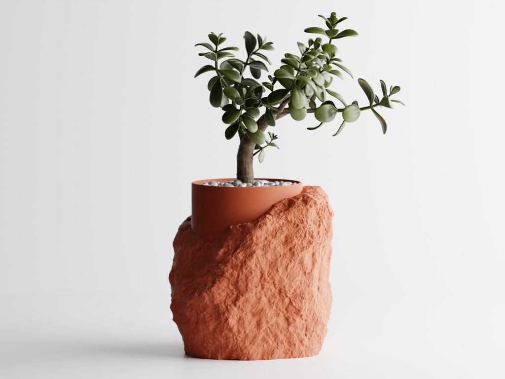 Stonehug Planter -  3D Printed Planter