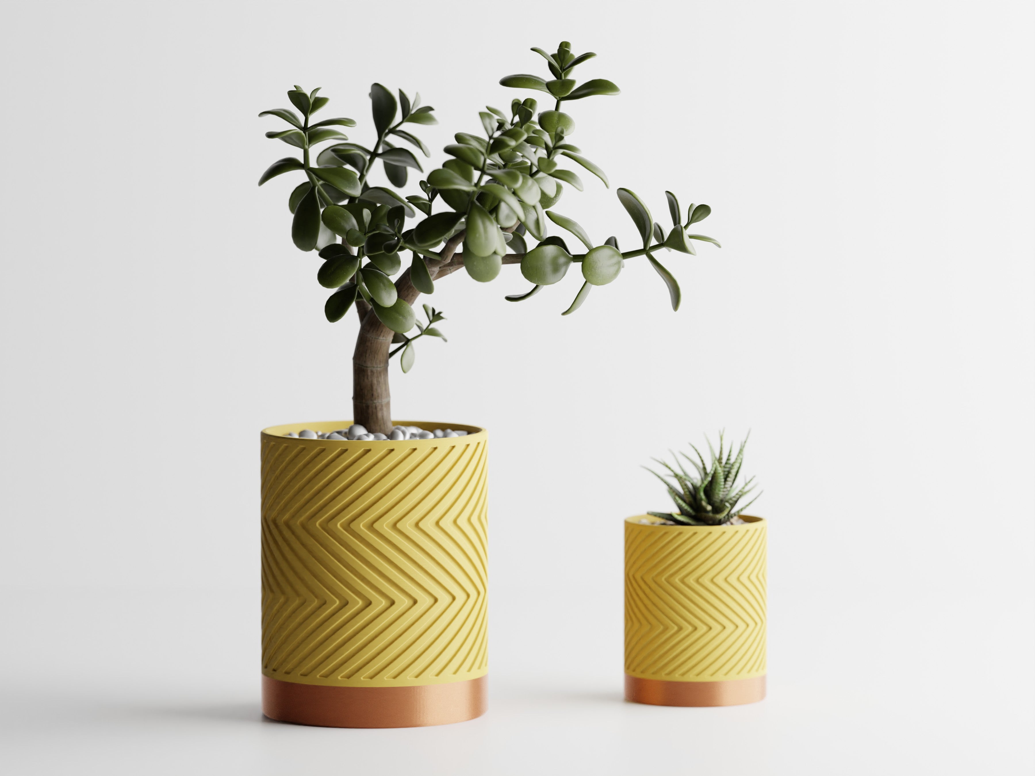 Zigzag Planter -  3D Printed Planter