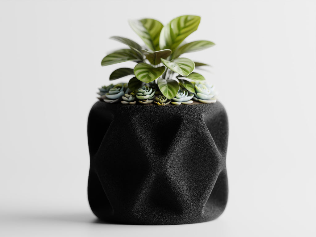 Diamond Planter -  3D Printed Planter