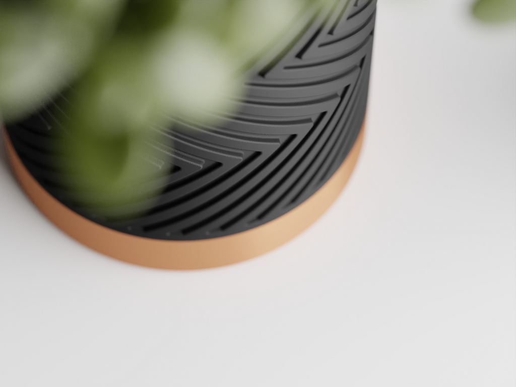 Zigzag Planter -  3D Printed Planter