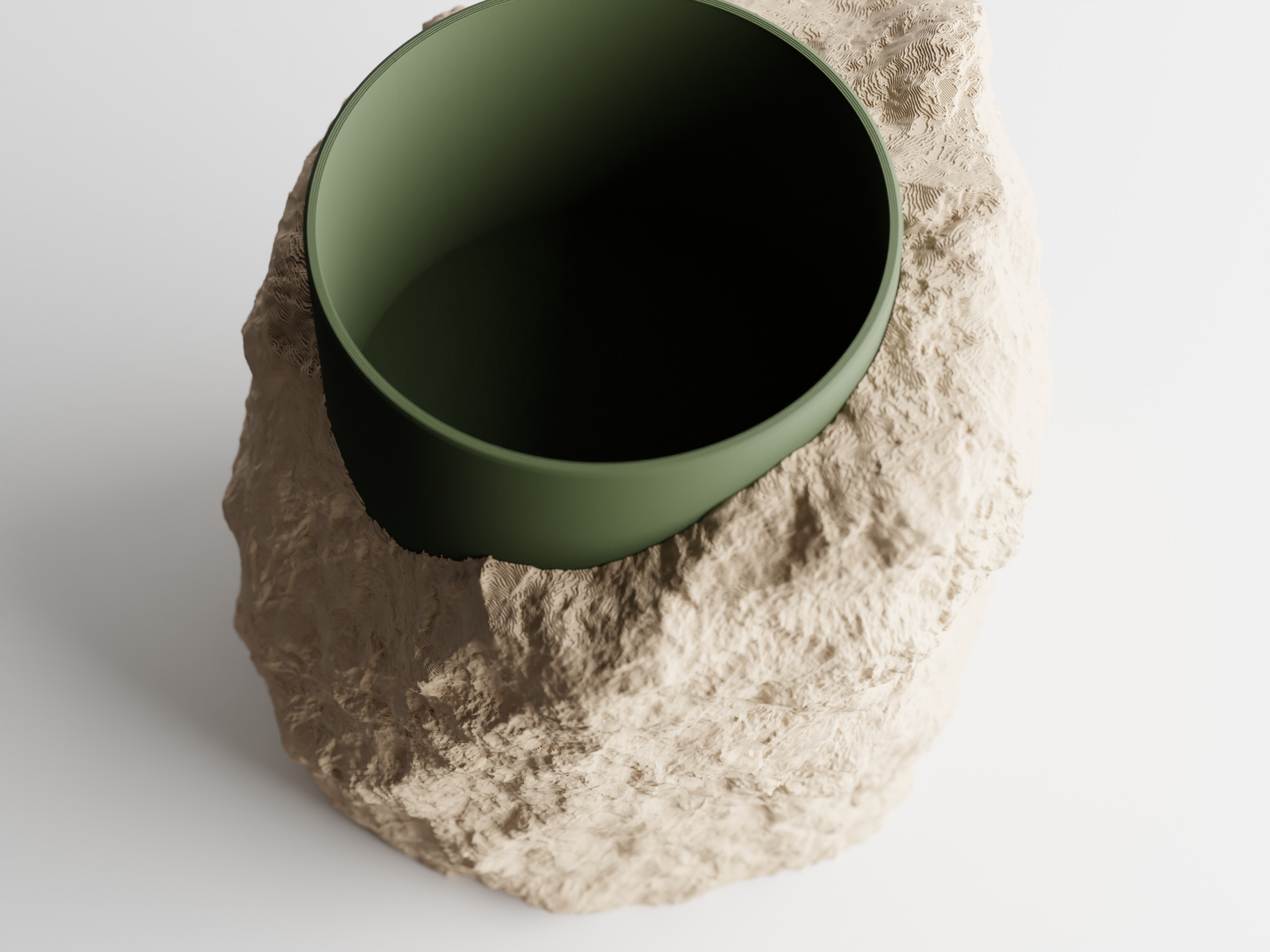 Stonehug Planter -  3D Printed Planter