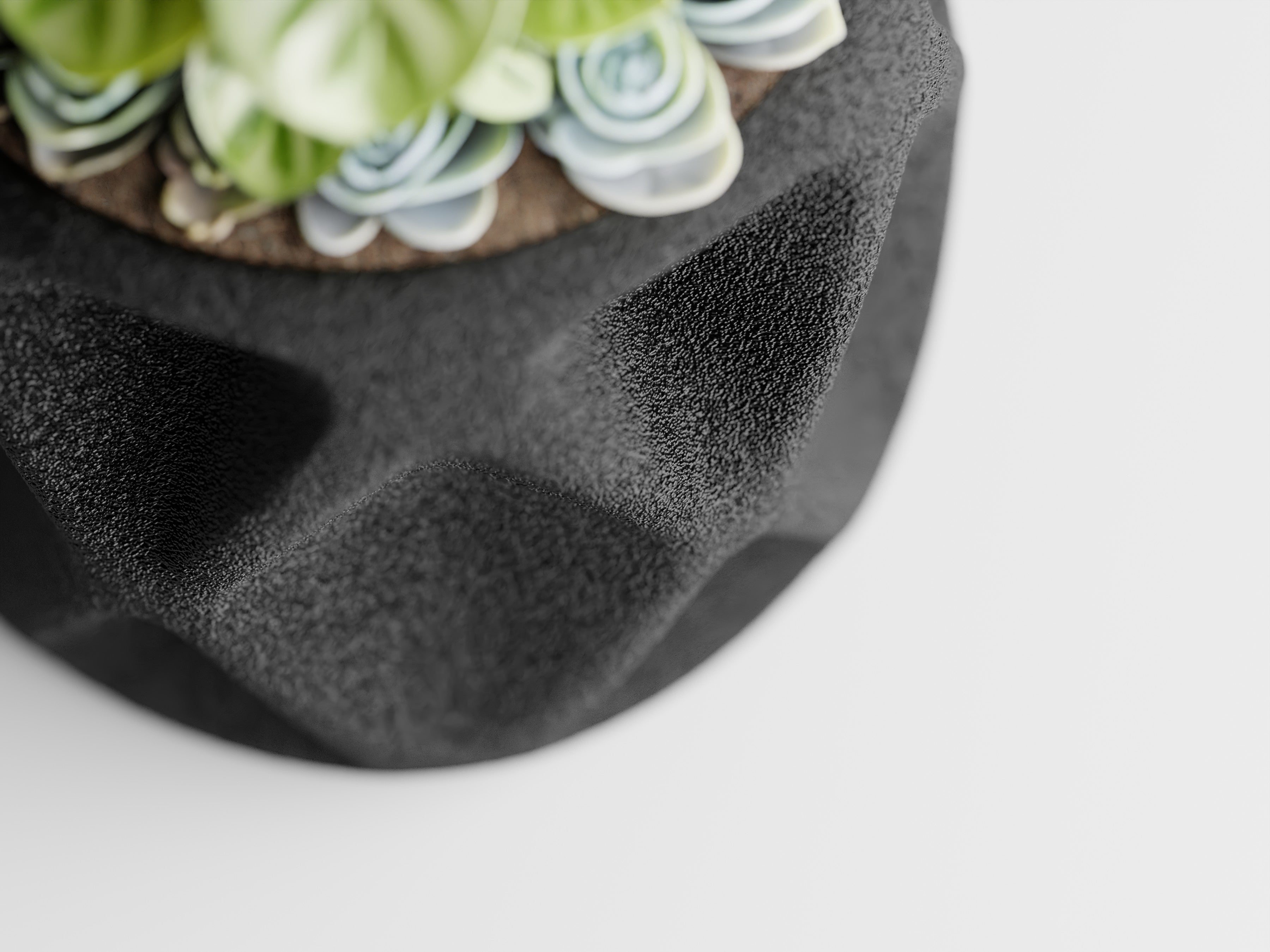 Diamond Planter -  3D Printed Planter