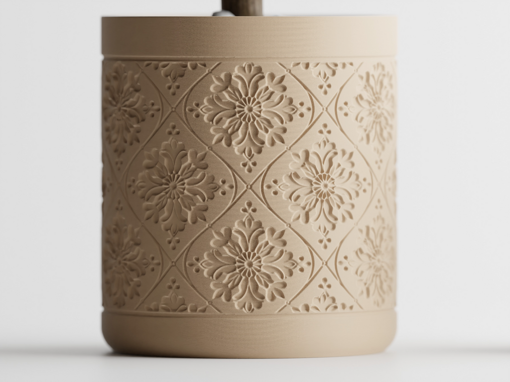Floral Pattern Planter -  3D Printed Planter