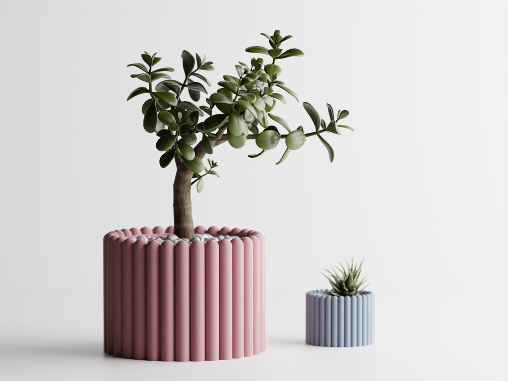 Ridge Planter - 3D Printed Planter