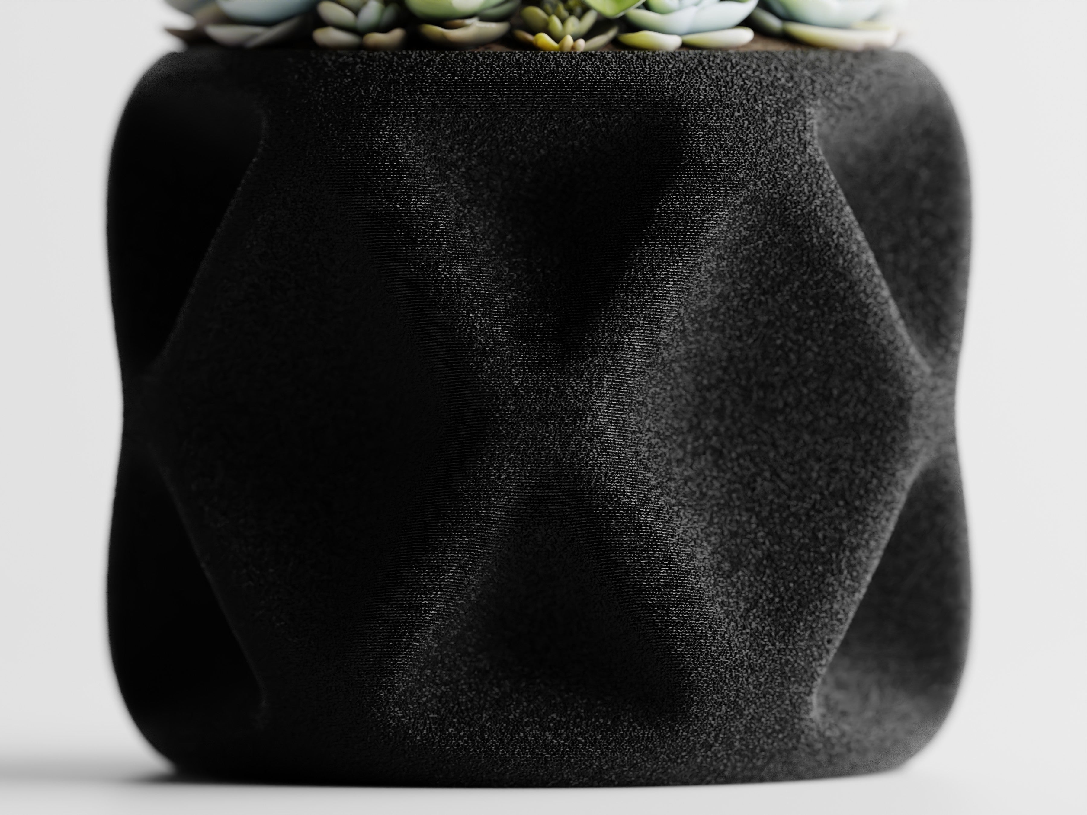 Diamond Planter -  3D Printed Planter